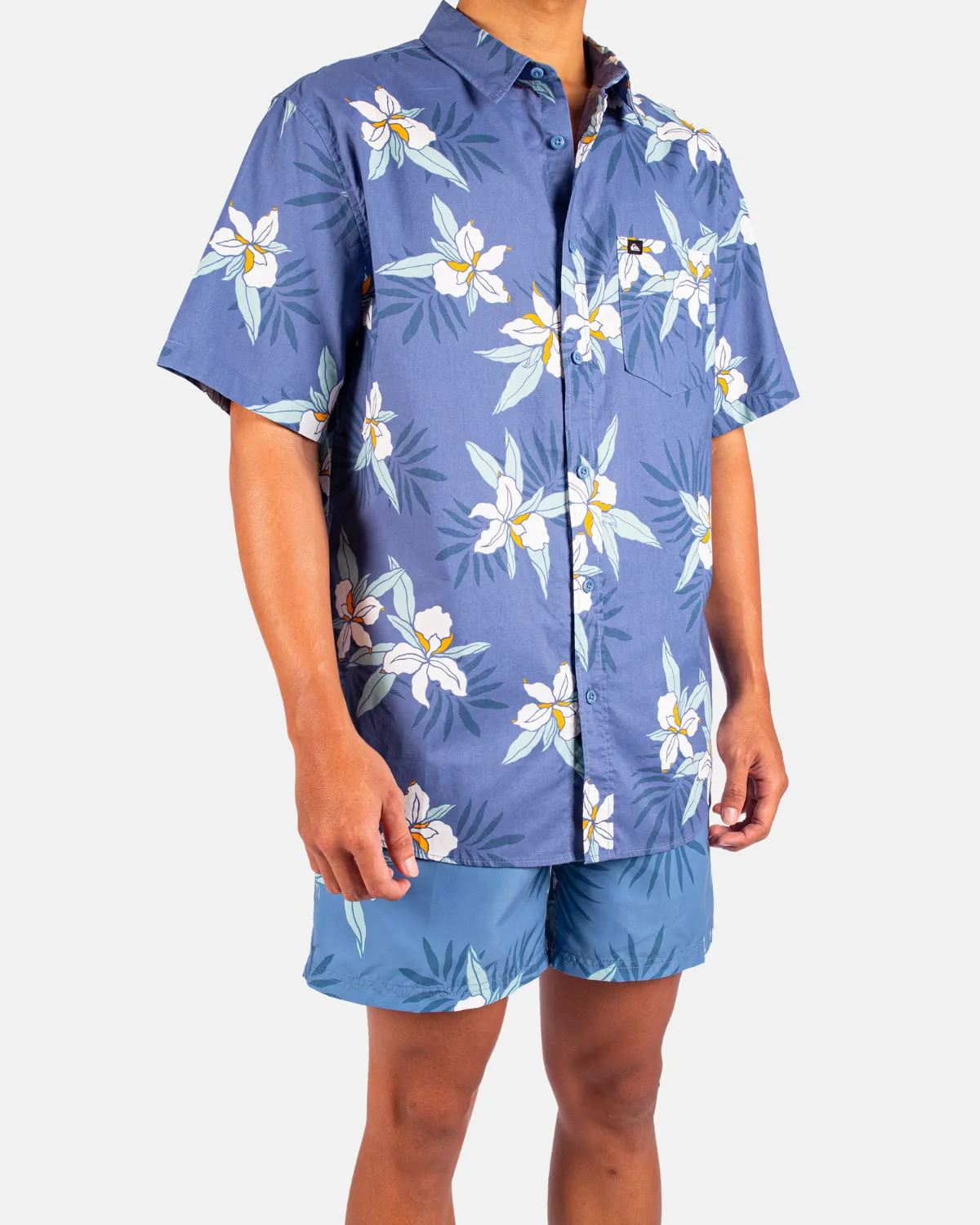 Mens Apero Classic Floral Short Sleeve Shirt