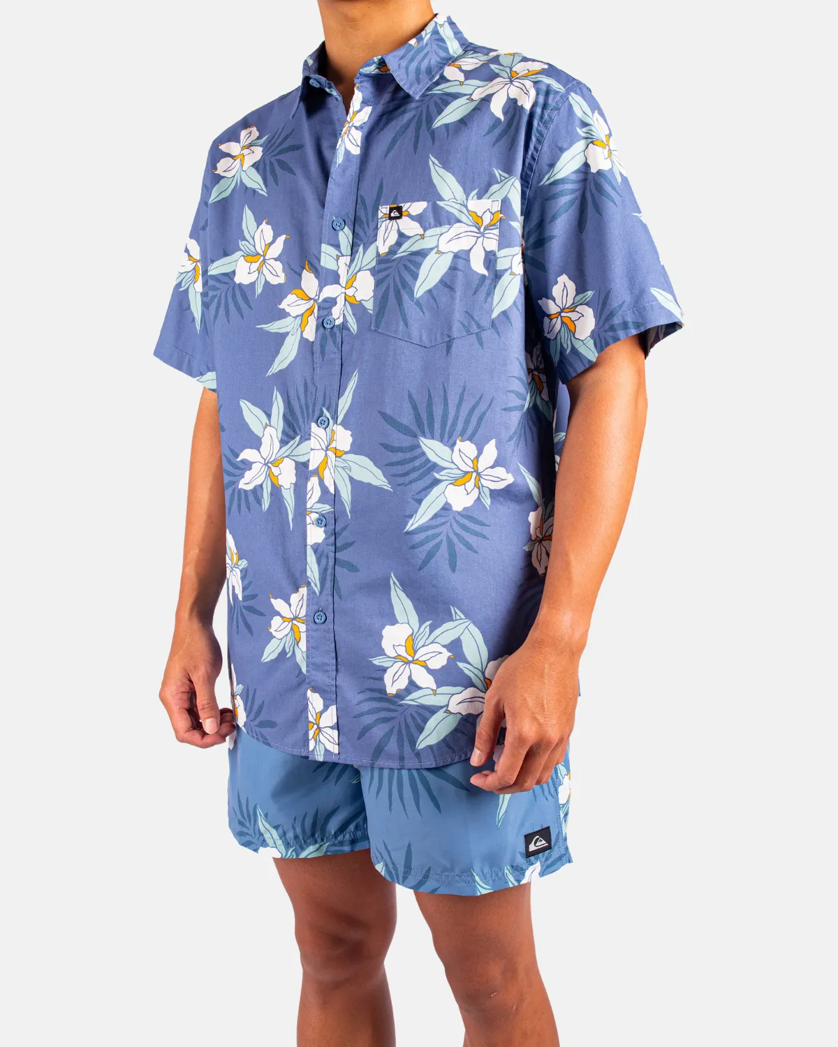 Mens Apero Classic Floral Short Sleeve Shirt