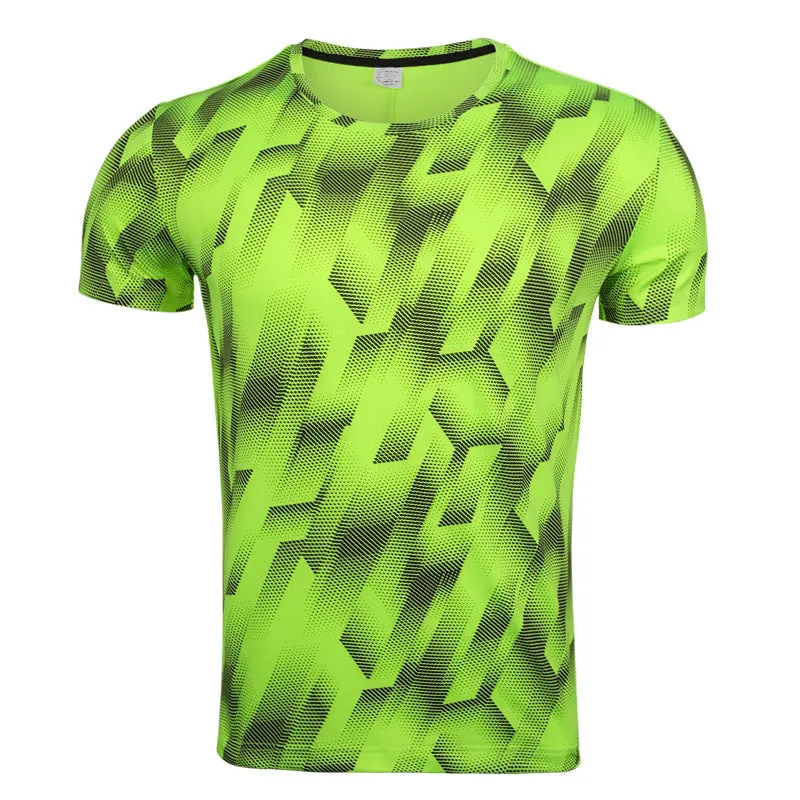 Mens Quick-drying Breathable Short Sleeve T-shirt