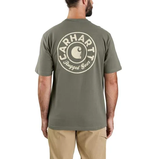 Men's Relaxed Fit Heavyweight Short-Sleeve Built to Last Graphic T-Shirt