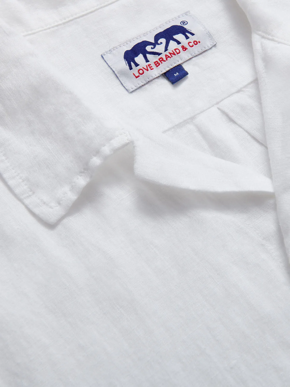 Men's White Arawak Linen Shirt