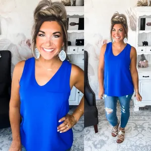 Must Confess Pocket Tank - Cobalt