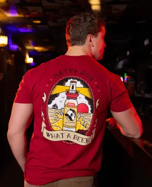 Natty Boh Lighthouse (Cardinal Red) / Shirt