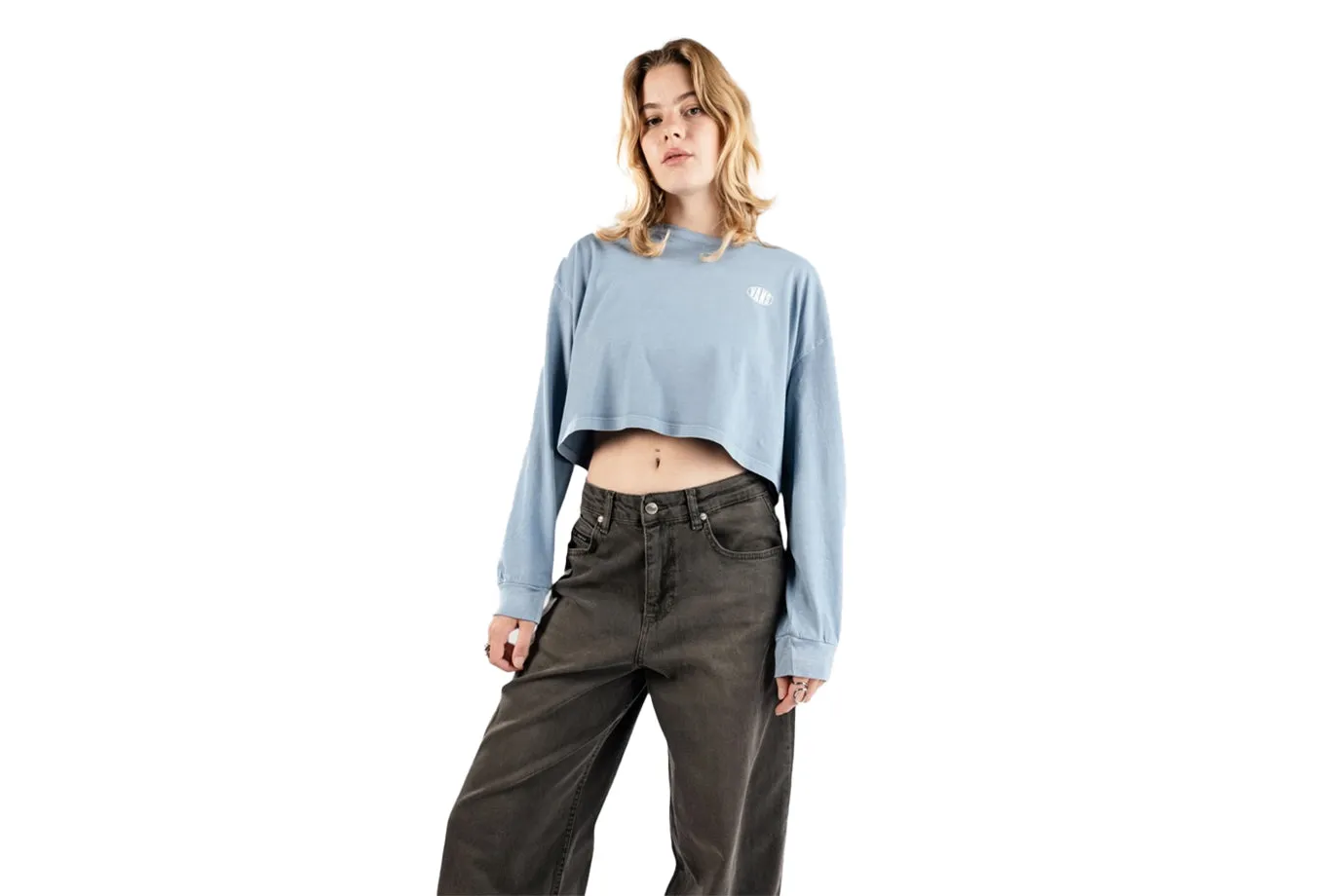 OVAL WASH LS RELAX CROP