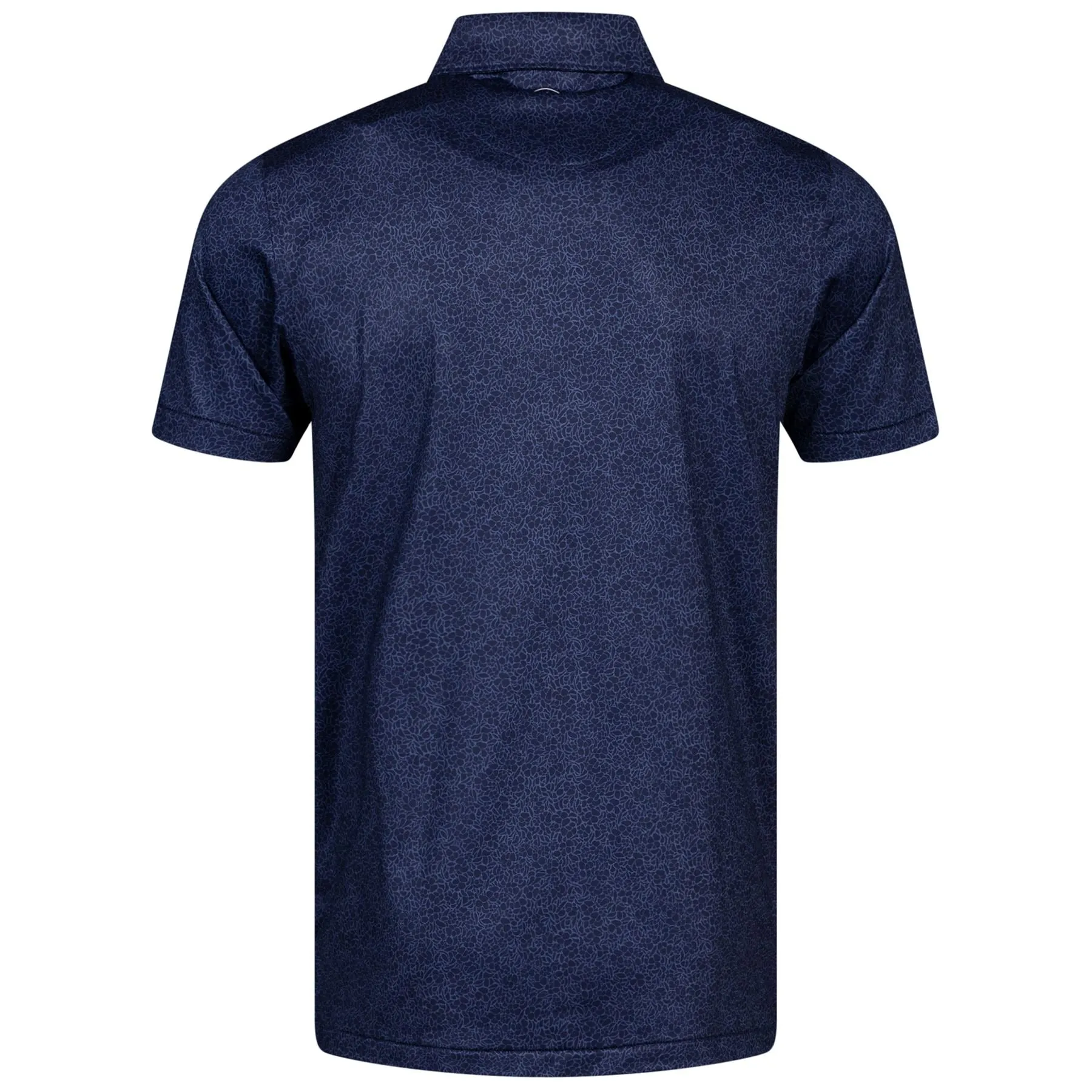 Parkinson Floral Performance Jersey Polo Navy - AW24