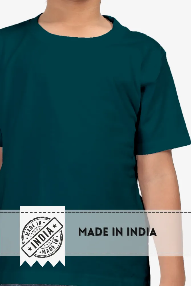 Petrol Blue T-shirt for boy