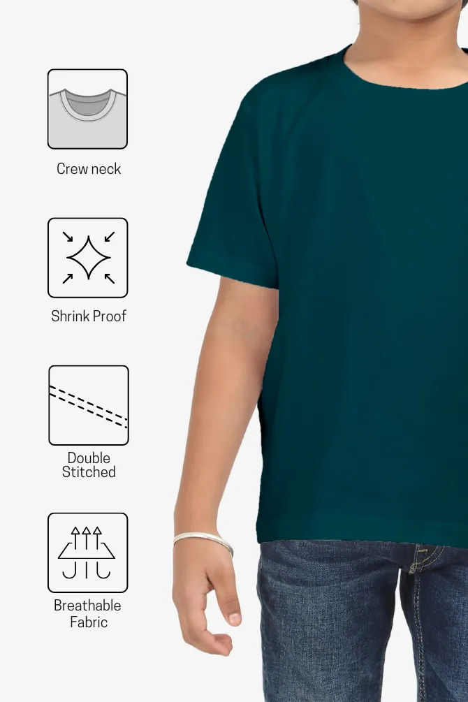 Petrol Blue T-shirt for boy