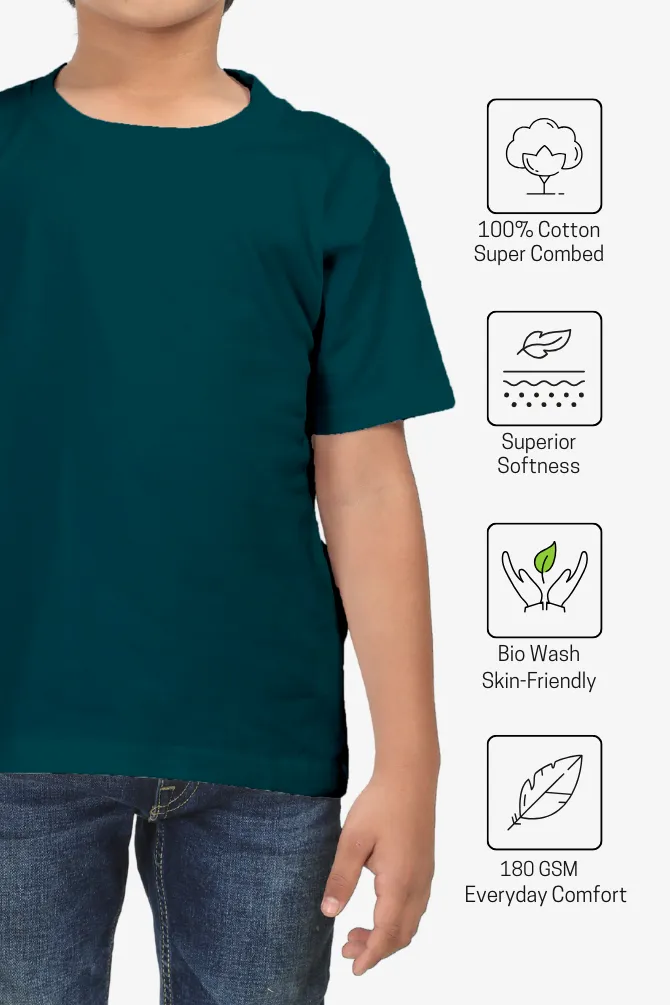 Petrol Blue T-shirt for boy