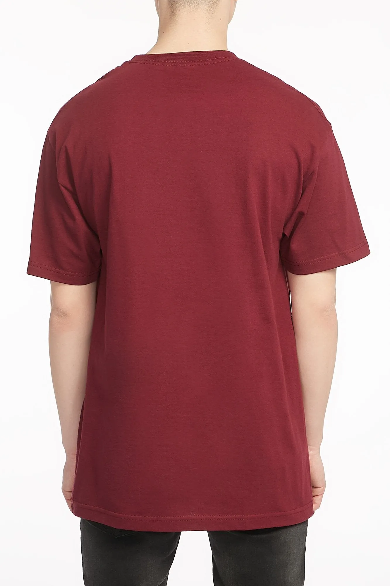 Primitive Guys Burgundy Classic Rosebud Short Sleeve Graphic Tee