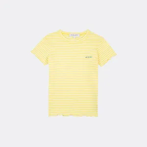 "Oh La La" Folies T-Shirt (Stripes Ivory Canari)