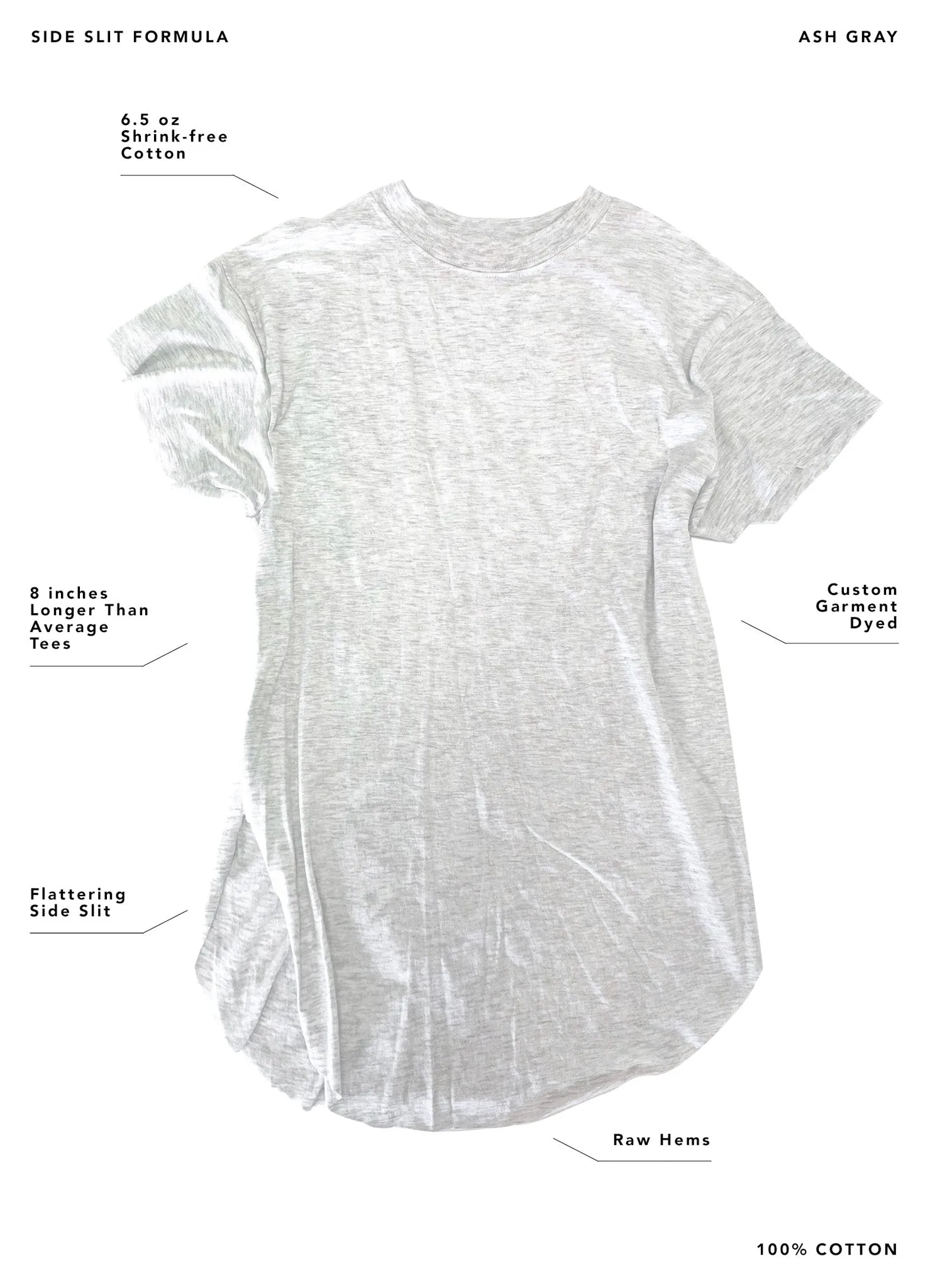 RIDE THE CLASSICS SIDE SLIT TEE