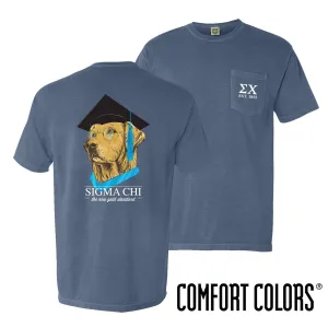 Sigma Chi Comfort Colors Retriever Grad Tee