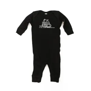 STEAMROLLER - Minimalist Design - One Piece Baby Sleeper