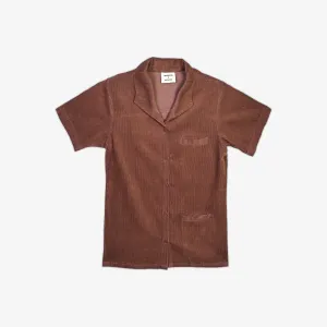 SUPERKICKS | CORDUROY SHIRT { MUD BROWN