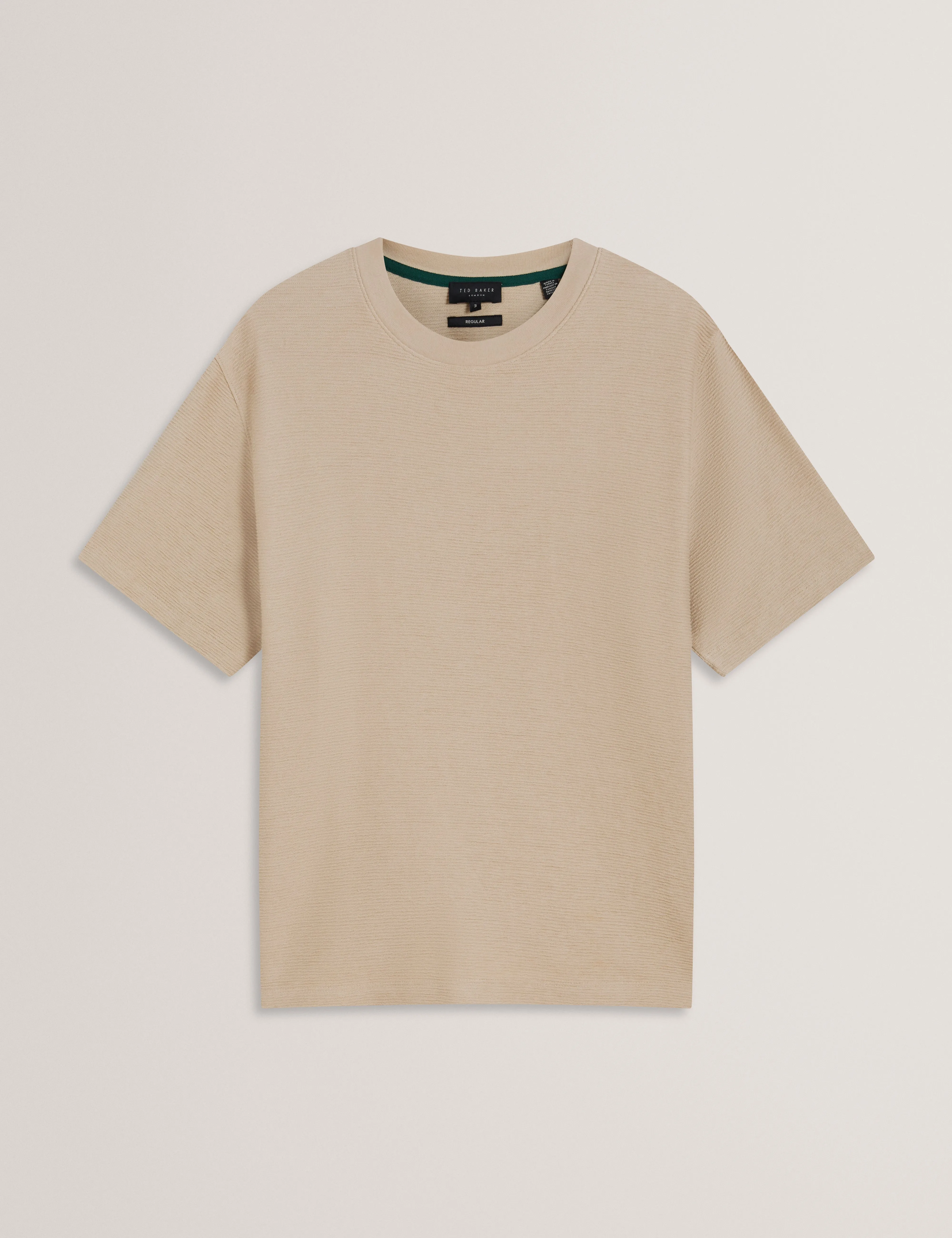 Tomaos Short Sleeve Relaxed Fit T-Shirt Taupe