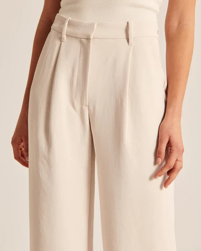Veerla Pantalon | Losse Broek met Wijde Pijpen