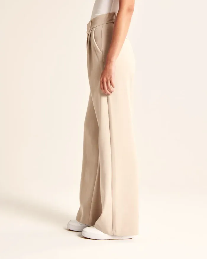 Veerla Pantalon | Losse Broek met Wijde Pijpen