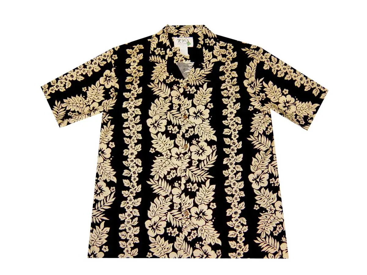 Wild Hibiscus Cotton Men's Aloha Shirt