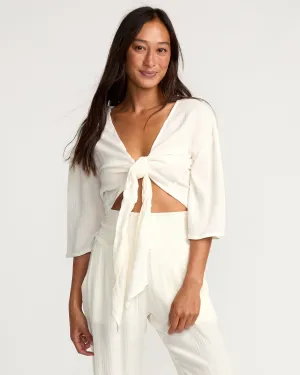 Womens Ohana Mama Top - Coconut Milk