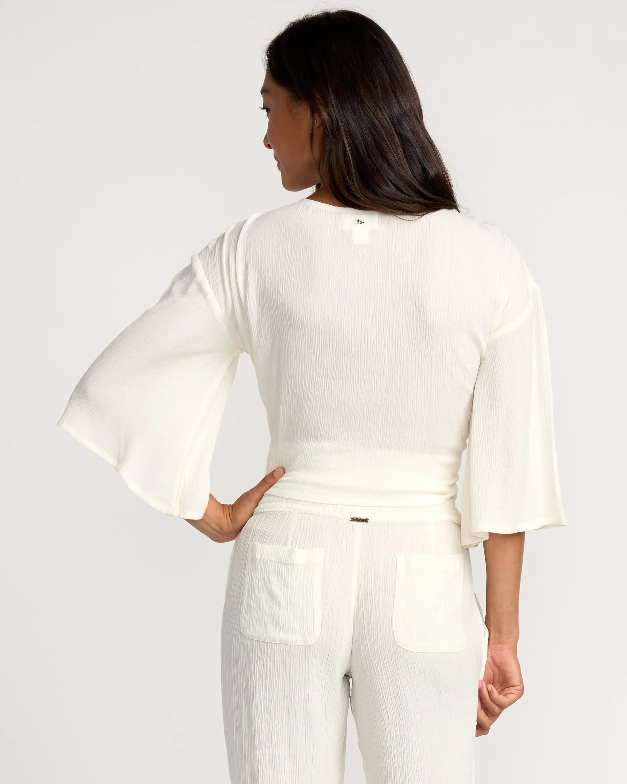 Womens Ohana Mama Top - Coconut Milk