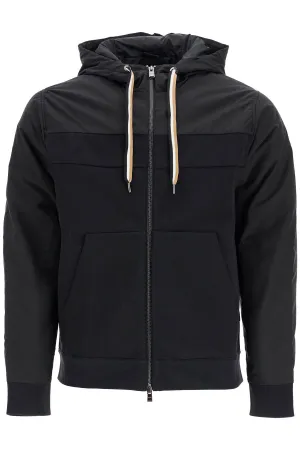 Zip Front Athletic Cotton Hoodie